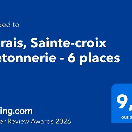 Marais, Sainte-croix Bretonnerie - 6 Places Appartamento Parigi